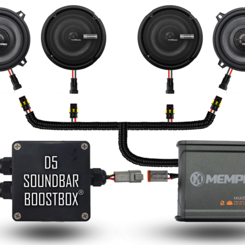 D5 150W Plug N Play 4 Speaker System + Soundbar BoostBox™ (150.4)