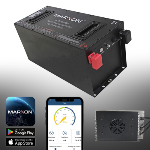 Marxon 51.2V 105AH Lithium LiFePo4 Battery Kit For Electric Golf Carts