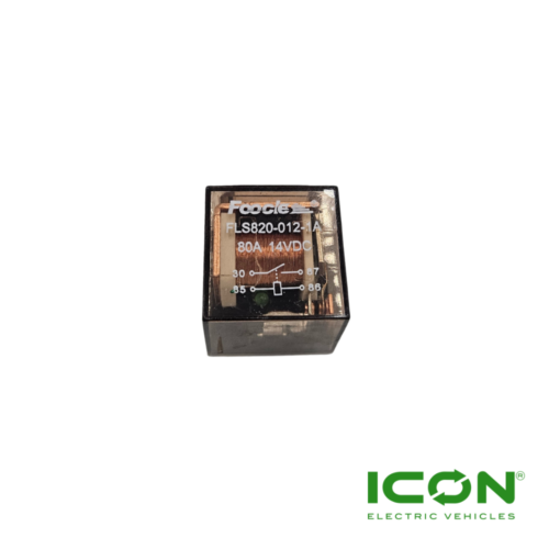 12-Volt 80Amp 4 Pin Relay For ECO By ICON, ICON Commercial, ICON Gas, And ICON EV Golf Carts