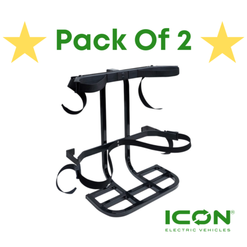 ICON Golf Cart Rear Seat Bag Attachment (Pack Of 2) For Rear Grab Bar (Does NOT Fit ICON GAS Models)