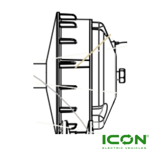 CTV Drive Wheel Assembly For ICON Gas G40, G40L, G60, G60L, Golf Cart Models
