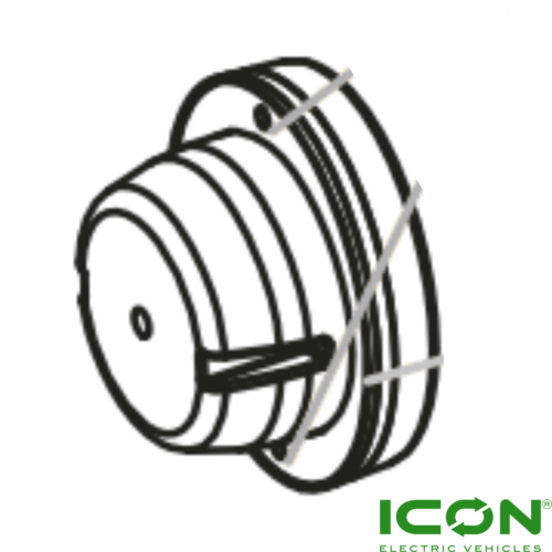 Round Tail Light For ECO By ICON, ICON Commercial Golf Carts