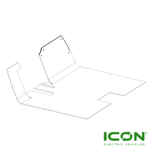 Front Floor Plate For ICON Golf Carts