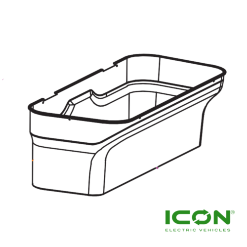 Seat Box For ICON I40F, I40FL, I60, I60L, I60F, I80 Golf Carts