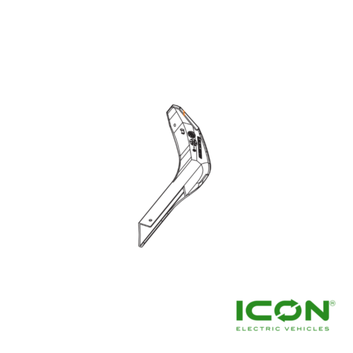 Passenger Side (Right) Front Fender For ECO By ICON, ICON Commercial, ICON-HD, And ICON Gas Golf Carts