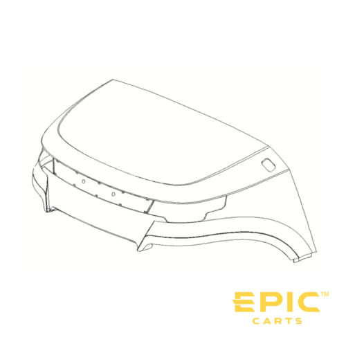 Front Cowl For EPIC E20, E60, E40, E40L, E40FL, E60L Golf Carts