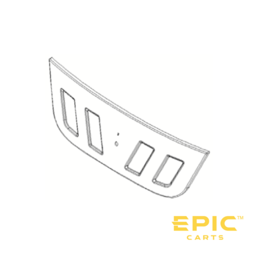 Front Grill For EPIC E20, E60, E40, E40L, E40FL, E60L Golf Carts