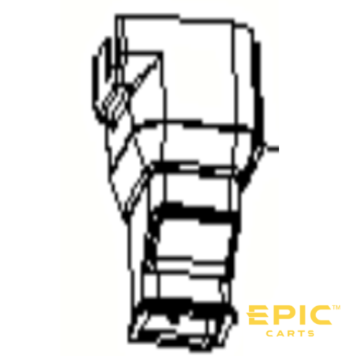 Rear Post Upper Rubber Cover Left (Driver) For EPIC E40FX Golf Carts