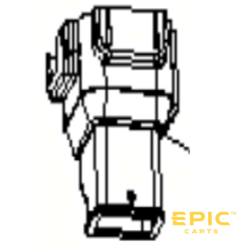Rear Post Upper Rubber Cover Right (Passenger) For EPIC E40FX Golf Carts
