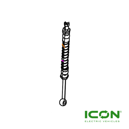 Front Soft Fuel Hose For ICON Commercial, ICON-HD, ICON Gas, And ICON EV Golf Carts