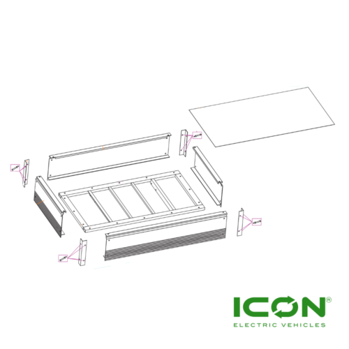 Swiss Box For ICON Golf Carts