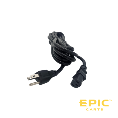 Charger Cord For EPIC E20, E60, E40, E40L, E40FL, E60L Golf Carts (Does NOT Fit FX Models)
