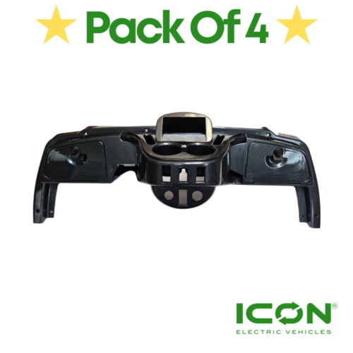4 Units Of Carbon-Fiber Dashboard Assembly For ICON Golf Carts I20, I20U, I20L, I40, I40F, I40L, I60, I60F, I60L, I80