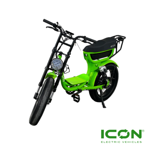 ICON EV Electric Bicycle Lime Green