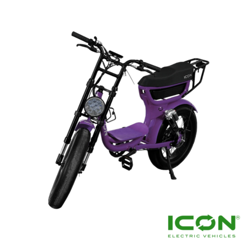 ICON EV Electric Bicycle Purple