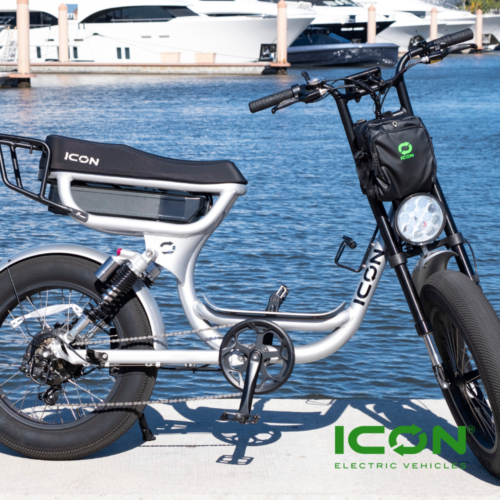ICON EV Electric Bicycle Silver