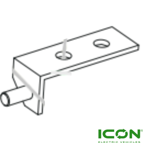 Driver Side (Left) Tailgate Hinge For ECO By ICON, ICON Commercial, ICON-HD, And ICON EV Golf Carts