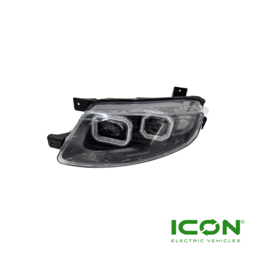 Driver Side (Left) Front Headlight For ICON-HD, ICON Gas, And ICON EV Golf Carts