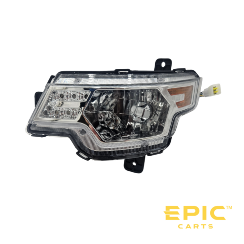 Driver Side (Left) Front Headlight For EPIC E20, E60, E40, E40L, E40FL, E60L Golf Carts