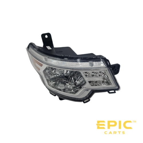 Passenger Side (Right) Front Headlight For EPIC E20, E60, E40, E40L, E40FL, E60L Golf Carts