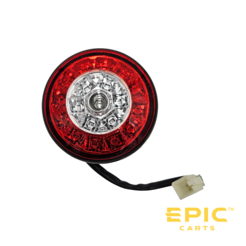 ASM Round Rear Lights For EPIC E20, E60, E40, E40L, E40FL, E60L Golf Carts