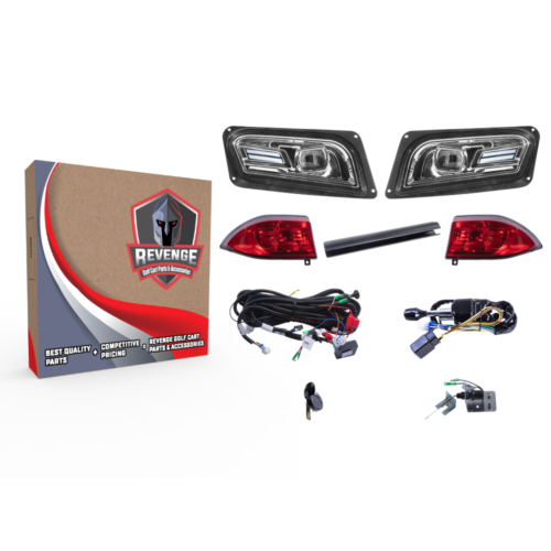 12-48 Volt LED Deluxe Light Kit For Club Car Tempo Golf Carts