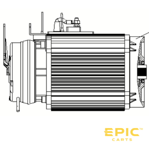 6.3 KW AC Motor For EPIC E40FX Golf Carts