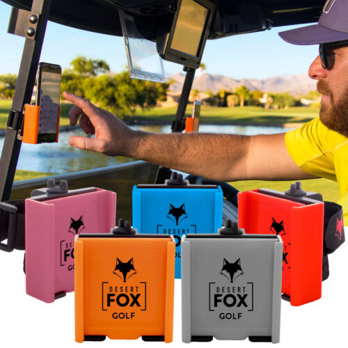 Revenge Golf Cart Phone Caddy With Color Options - Universal Fitment