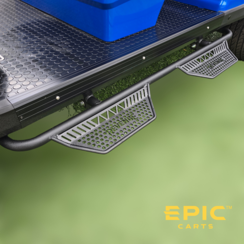 Revenge Epic Nerf Bar Side Step For E60L (Lifted) Model Golf Carts (Does Not Fit ICON Carts)