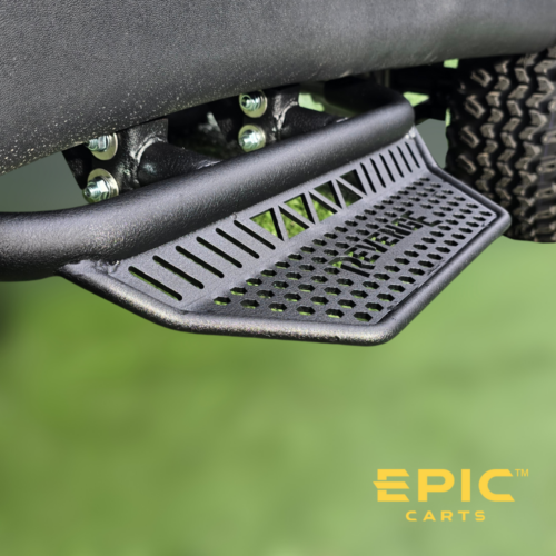 Revenge Epic Nerf Bar Side Step For E40L (Lifted) Model Golf Carts (Does Not Fit ICON Carts)