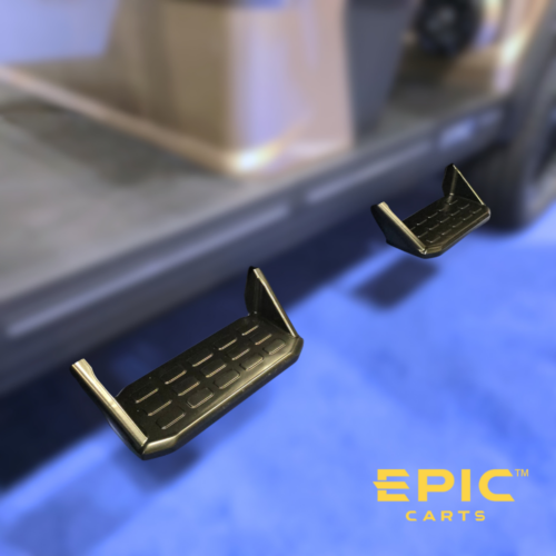Short Step Bar (Set Of 4 || 2 For Each Side) For EPIC E40FX & E60FX Golf Carts