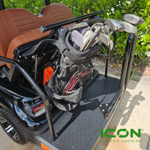 3-N-1 Golfer Rear Seat Kit For ICON Golf Carts (Seat Cushions And Footplate Not Included) Does NOT Fit ICON Gas Models