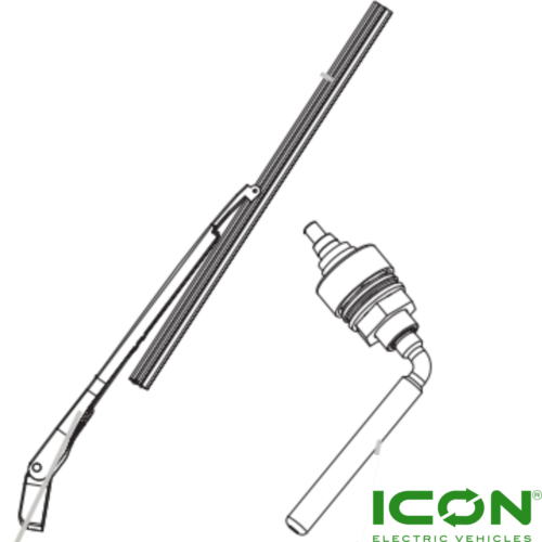 Manual Wiper Assembly For ICON Golf Carts