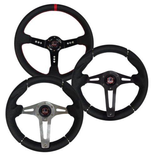 Revenge Premium 13-14" Golf Cart Steering Wheel Universal Fit (Choose Your Color)