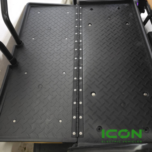Rear Flip Platform Fits ICON I20U, I20L, I40, I40L, I60, I60F, I60L, I80 2018-2023 Golf CartsECO By ICON, ICON Commercial, ICON Gas, And ICON EV Golf Carts