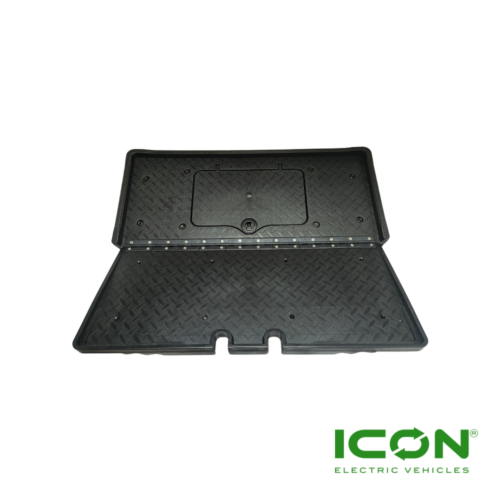 Foldable Rear Seat Bottom Plate Assembly For ICON Gas And ICON EV Golf Carts