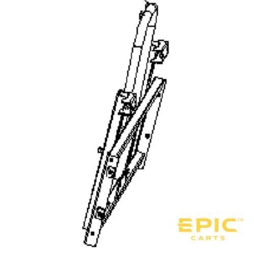 Rear Backrest Bracket Welding For EPIC E40FX Golf Carts