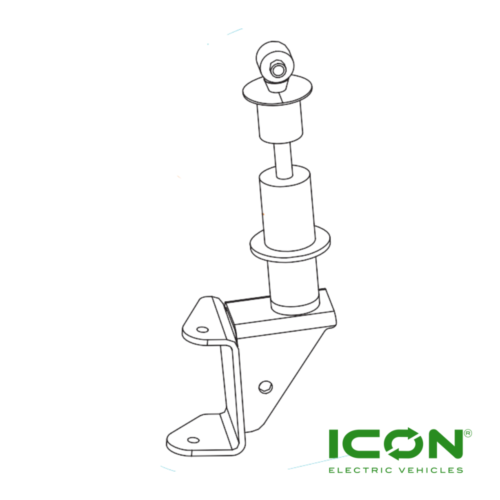 Passenger Side (Right) Front Shock Absorber For ECO By ICON, ICON Commercial, ICON-HD, ICON Gas, And ICON EV Golf Carts