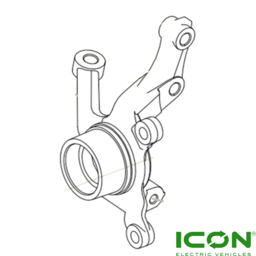 Passenger Side (Right) Brake Knuckle For Lifted ICON Commercial, ICON-HD, ECO By ICON And ICON EV Golf Carts