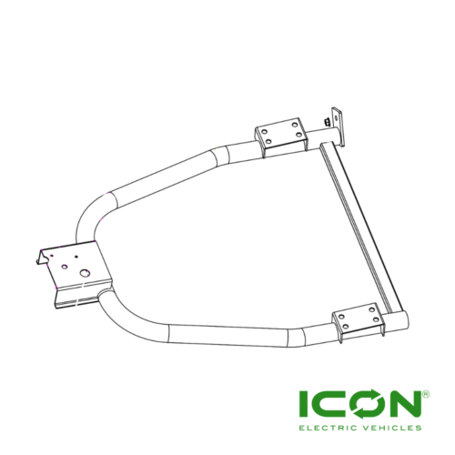 Rear Transaxle Bend Pipe Frame For ECO By ICON, ICON Commercial, ICON-HD, And ICON EV Golf Carts