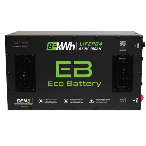 Eco Battery 51V 160Ah LifePo4 Lithium Battery Only