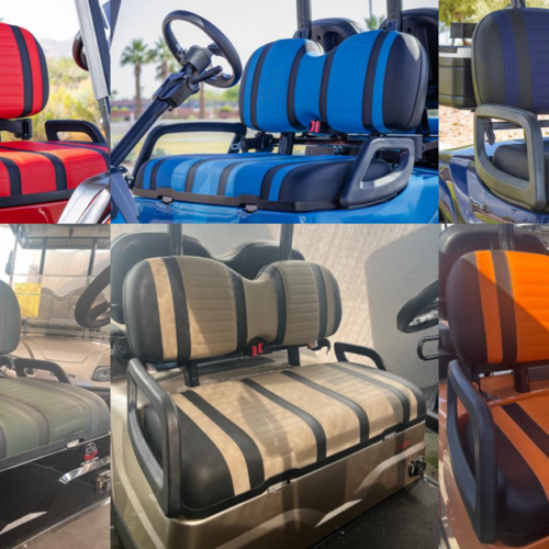 Seat Cushion Assembly For ICON I20, I40, I40L, I60, I60L Golf Carts (Choose Your Color)