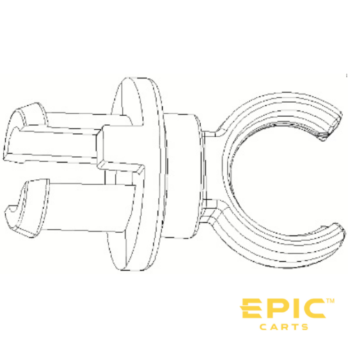 Microphone Holder For EPIC E40FX Golf Carts