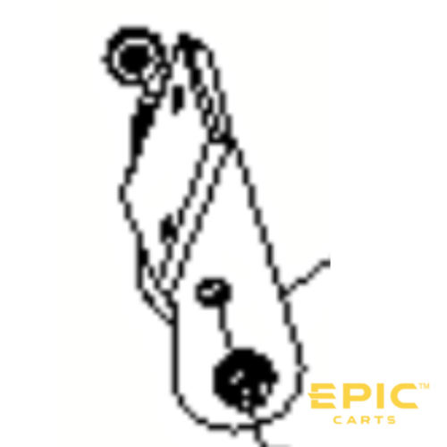 Central Control Door Lock Fixing Plate For E40FX Golf Carts