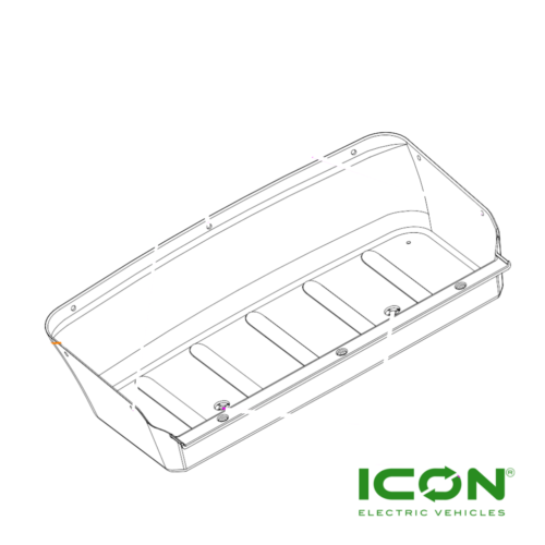 Golf Bag Plate For ICON Golf Carts