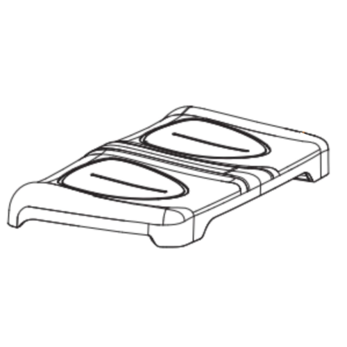 Brown Front Seat Bottom Cushion For ICON Golf Carts