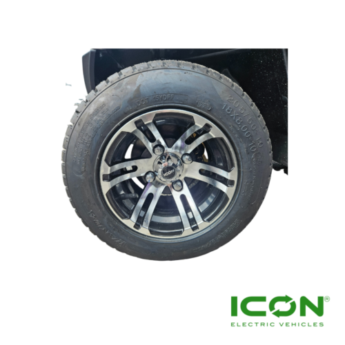 205/50-10 Wanda Wheel And Tire Combo For ICON Commercial And ICON EV EV Golf Carts