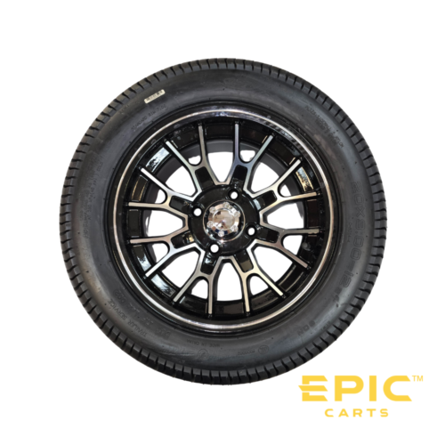 12 Inch Aluminum Rim + 20*9-12 Tire For EPIC E40FX Golf Carts