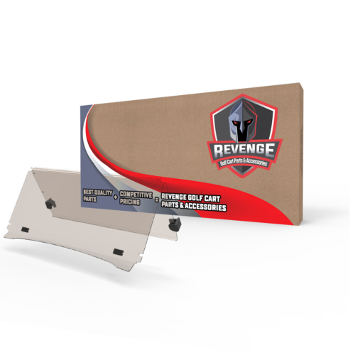 Tinted Folding Windshield For Yamaha Drive G29 Years 2007-2016 (Does NOT Fit In Drive 2)