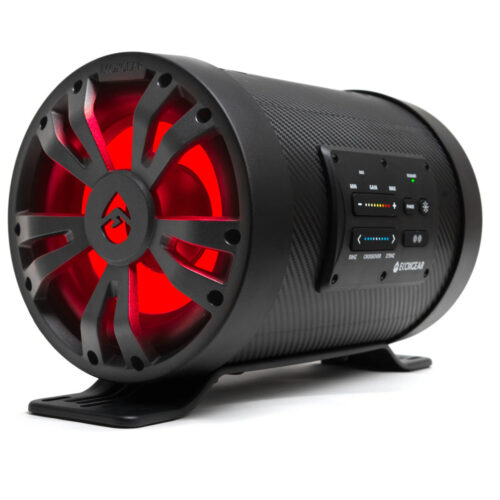 ECOXGEAR SoundExtreme ES08 Powersports Sealed Powered 8-Inch Subwoofer Tube With Built In 500-Watt Amplifier